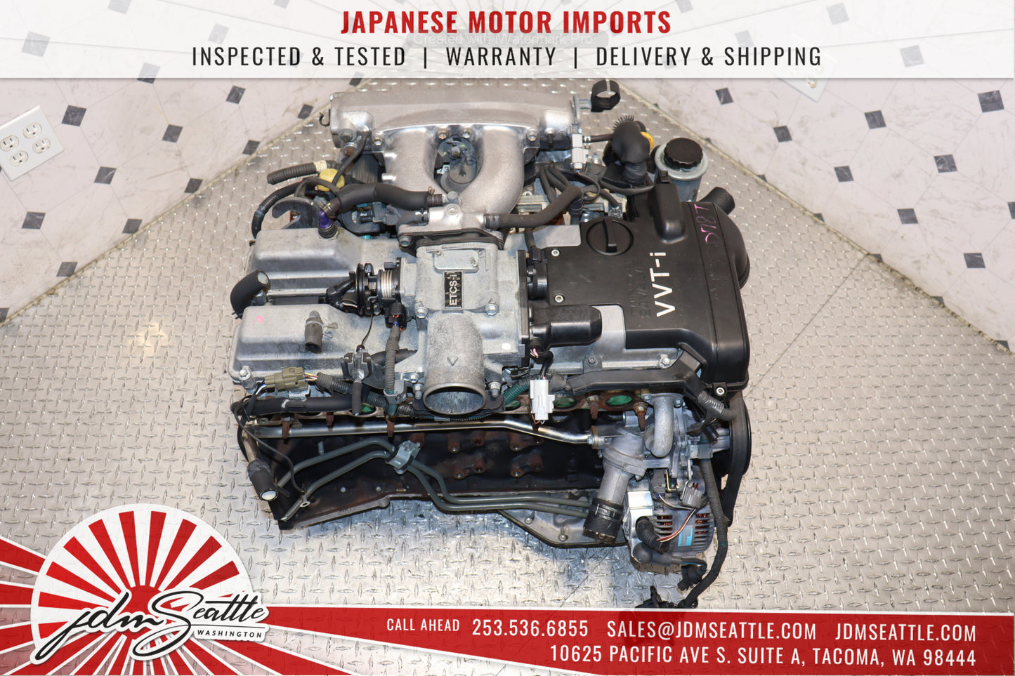 JDM 2JZ-GE VVT-I TOYOTA ARISTO GS300 IS300 SC300 ENGINE NON TURBO 3.0L ENGINE