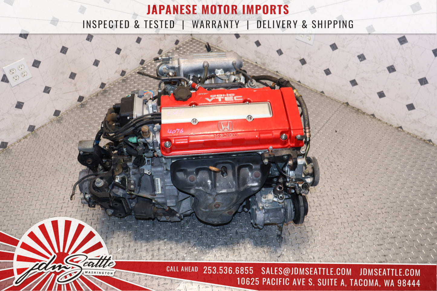 JDM B16A VTEC 91-95 HONDA CIVIC SIR ENGINE