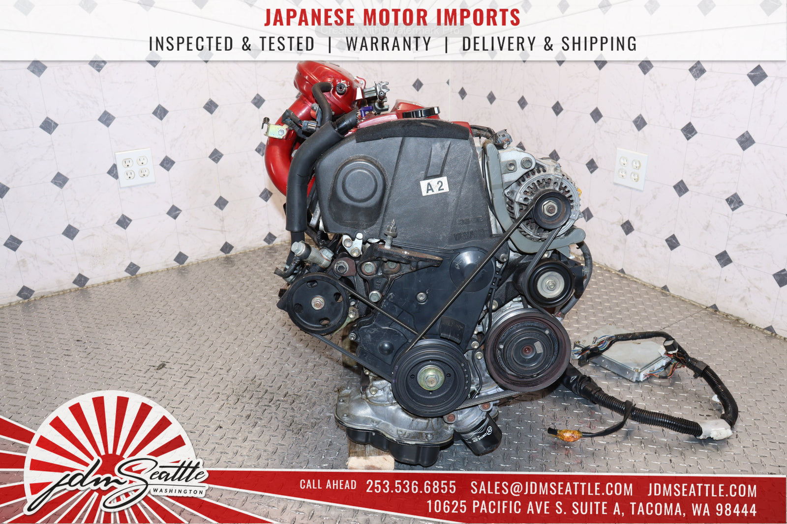 JDM Toyota Celica 2.0L VVTi FWD Engine - 3S-GE BEAMS Red Top 4th Gen