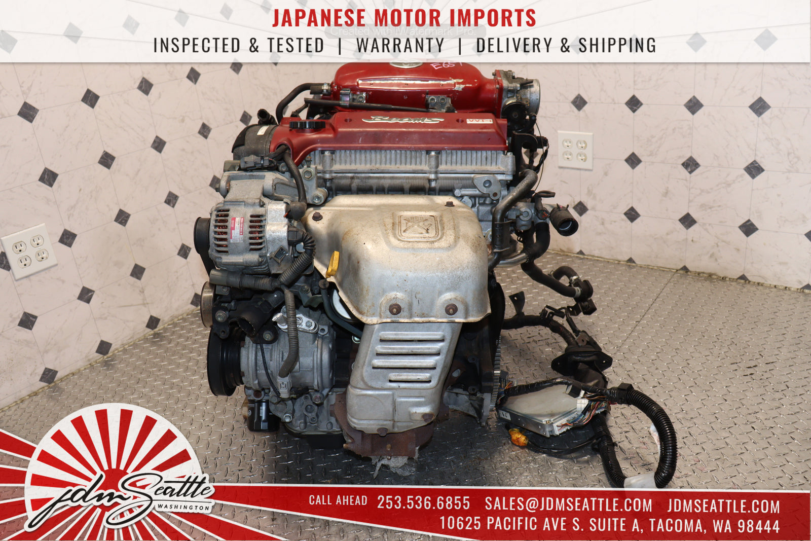 JDM Toyota Celica 2.0L VVTi FWD Engine - 3S-GE BEAMS Red Top 4th Gen