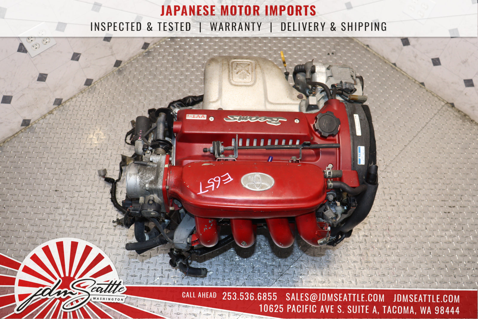 JDM Toyota Celica 2.0L VVTi FWD Engine - 3S-GE BEAMS Red Top 4th Gen