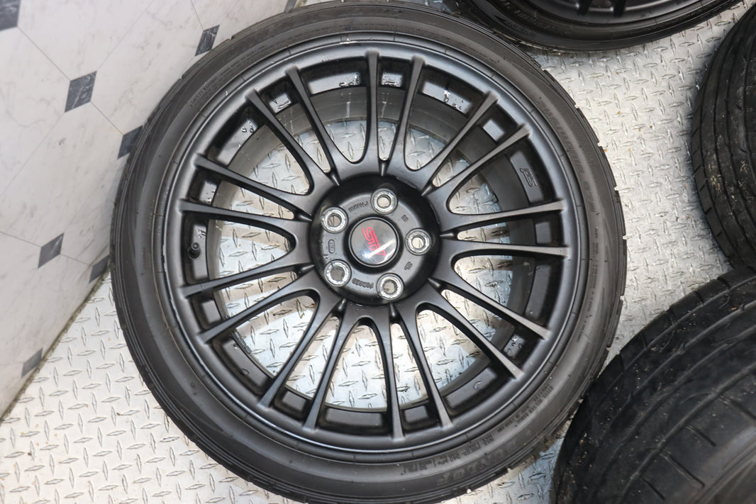 2008-2014 Subaru WRX STI JDM Wheels 18x8.5 OEM 5x114.3 Enkei Rims GRB GVB