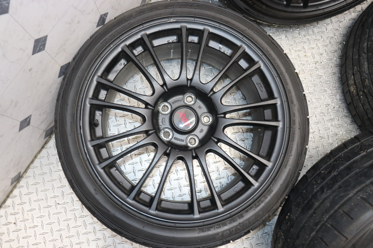 2008 2009 2010 2011 2012 2013 2014 Subaru Impreza WRX STI GRB GVB 18x8.5 Enkei OEM Wheels Rims Set of 4 JDM