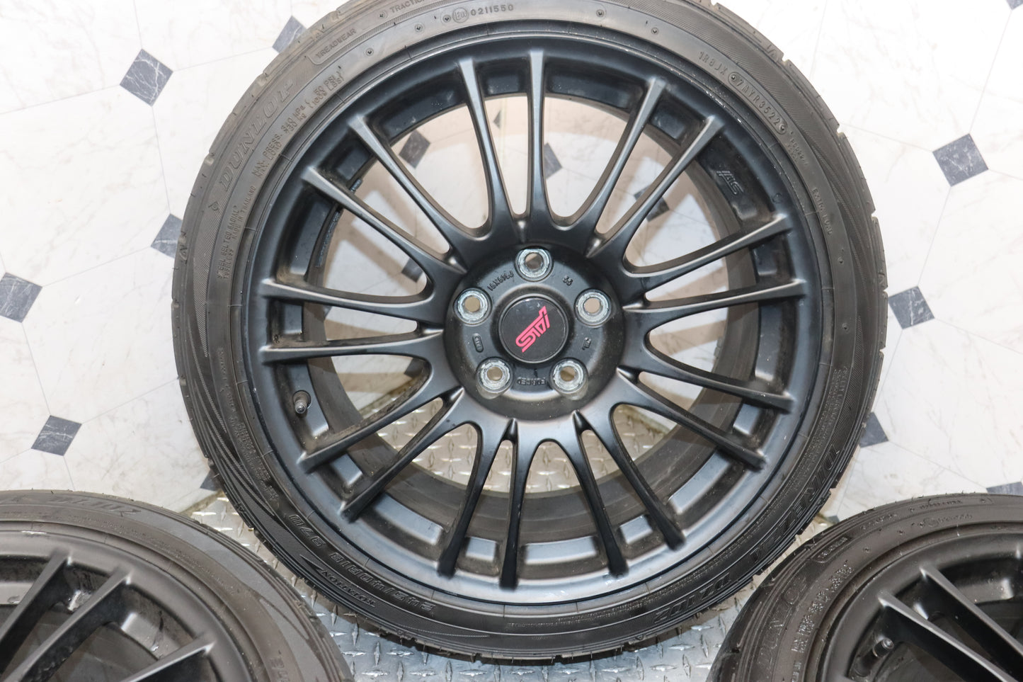 2008-2014 Subaru WRX STI JDM Wheels 18x8.5 OEM 5x114.3 Enkei Rims GRB GVB
