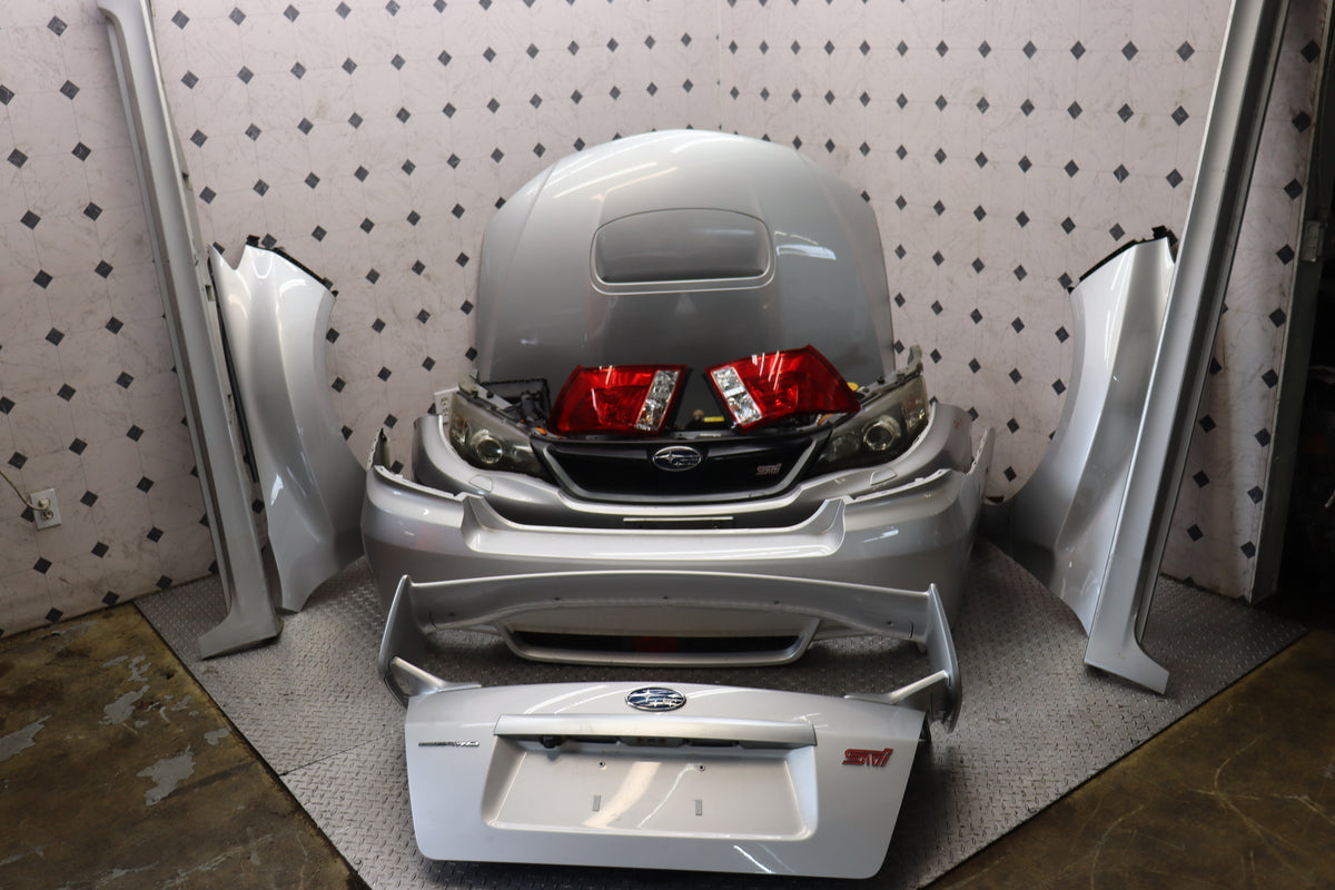 2008 2009 2010 2011 2012 2013 2014 Subaru Impreza WRX STI GVB V10 Front End Nose Cut Conversion JDM OEM