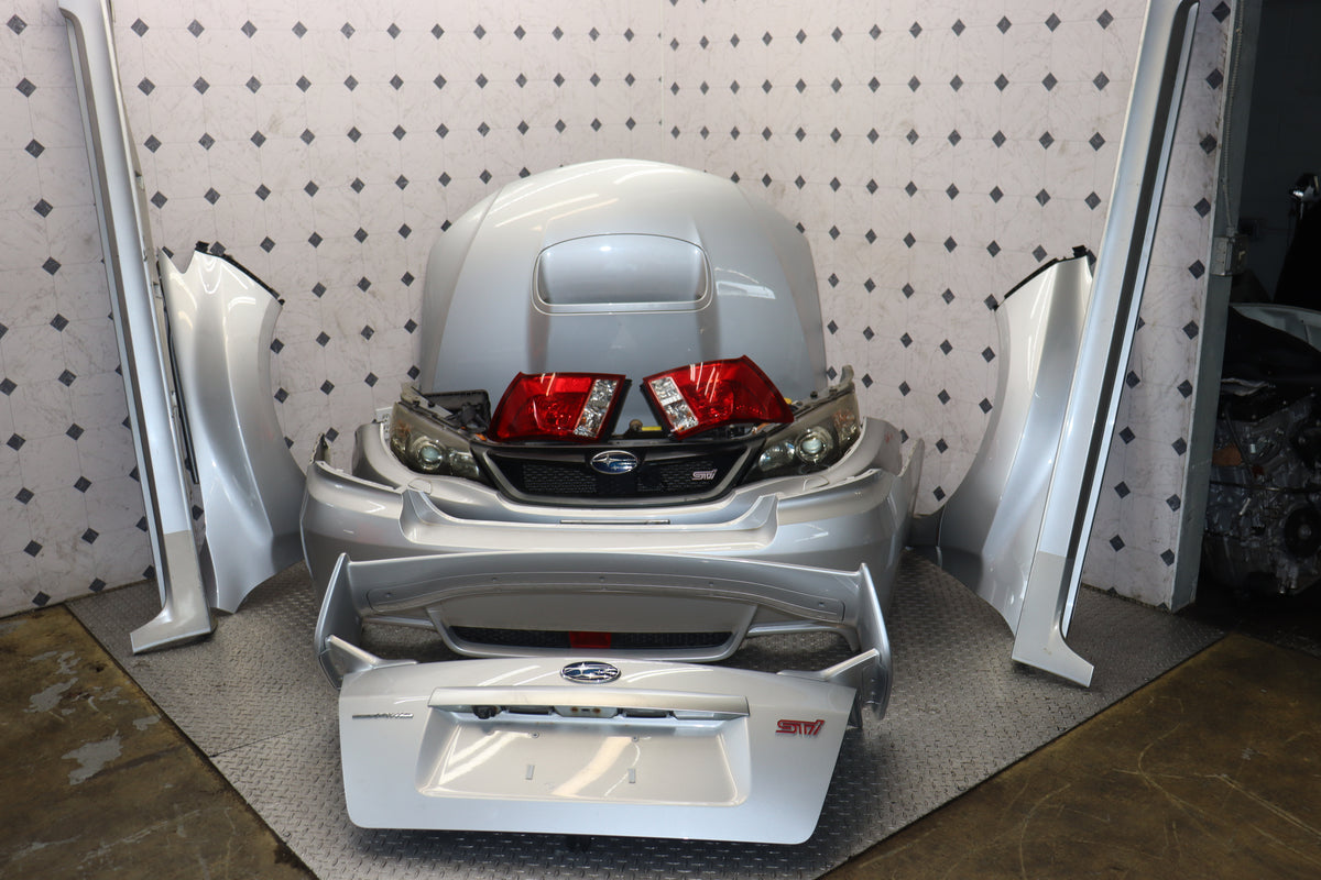 2008 2009 2010 2011 2012 2013 2014 Subaru Impreza WRX STI GVB V10 Front End Nose Cut Conversion JDM OEM