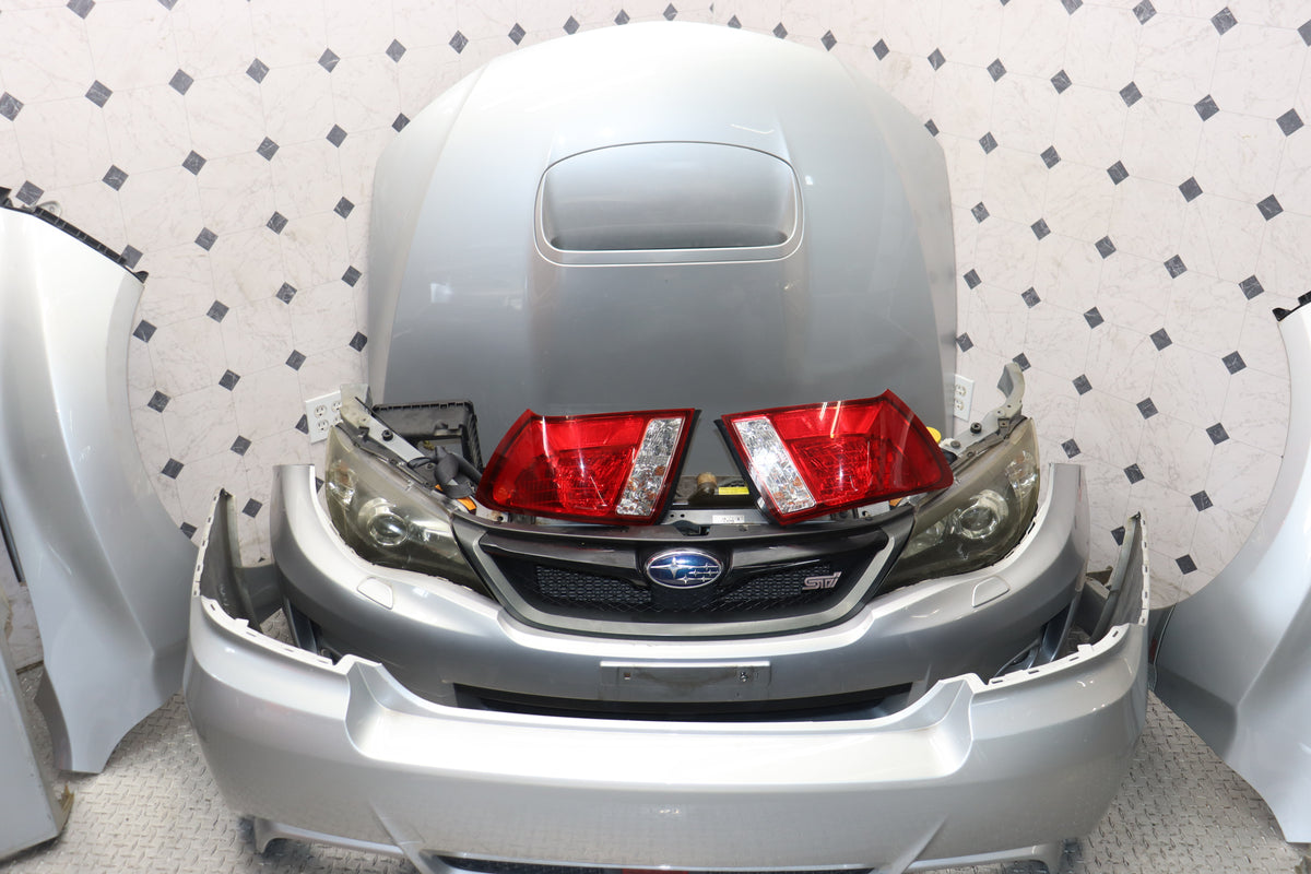 2008 2009 2010 2011 2012 2013 2014 Subaru Impreza WRX STI GVB V10 Front End Nose Cut Conversion JDM OEM