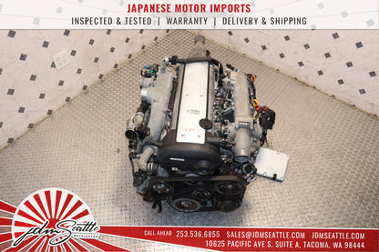 JDM 1JZ-GTE VVTI TURBO MOTOR & AUTOMATIC TRANSMISSION LEXUS IS300 GS300 TOYOTA CHASER 1JZ ENGINE SWAP