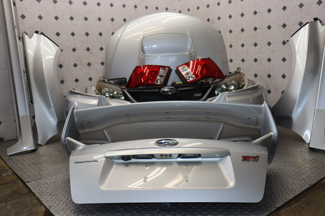 2008-2014 Subaru WRX STI JDM V10 Front End Conversion Nose Cut OEM GVB