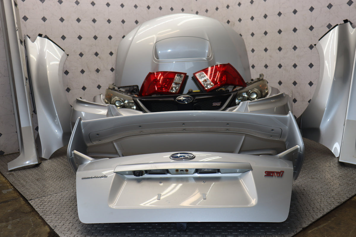 2008 2009 2010 2011 2012 2013 2014 Subaru Impreza WRX STI GVB V10 Front End Nose Cut Conversion JDM OEM