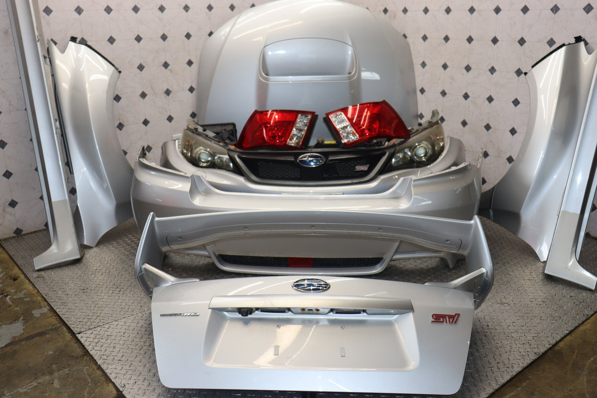 2008 2009 2010 2011 2012 2013 2014 Subaru Impreza WRX STI GVB V10 Front End Nose Cut Conversion JDM OEM