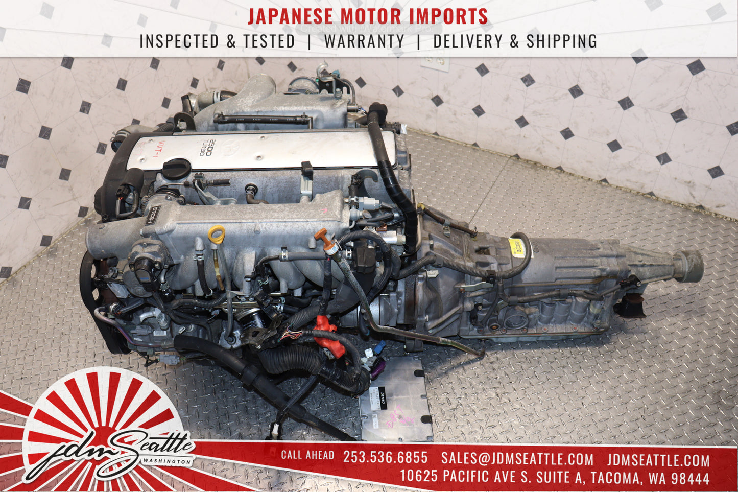 JDM 1JZ-GTE VVTI TURBO MOTOR & AUTOMATIC TRANSMISSION LEXUS IS300 GS300 TOYOTA CHASER 1JZ ENGINE SWAP