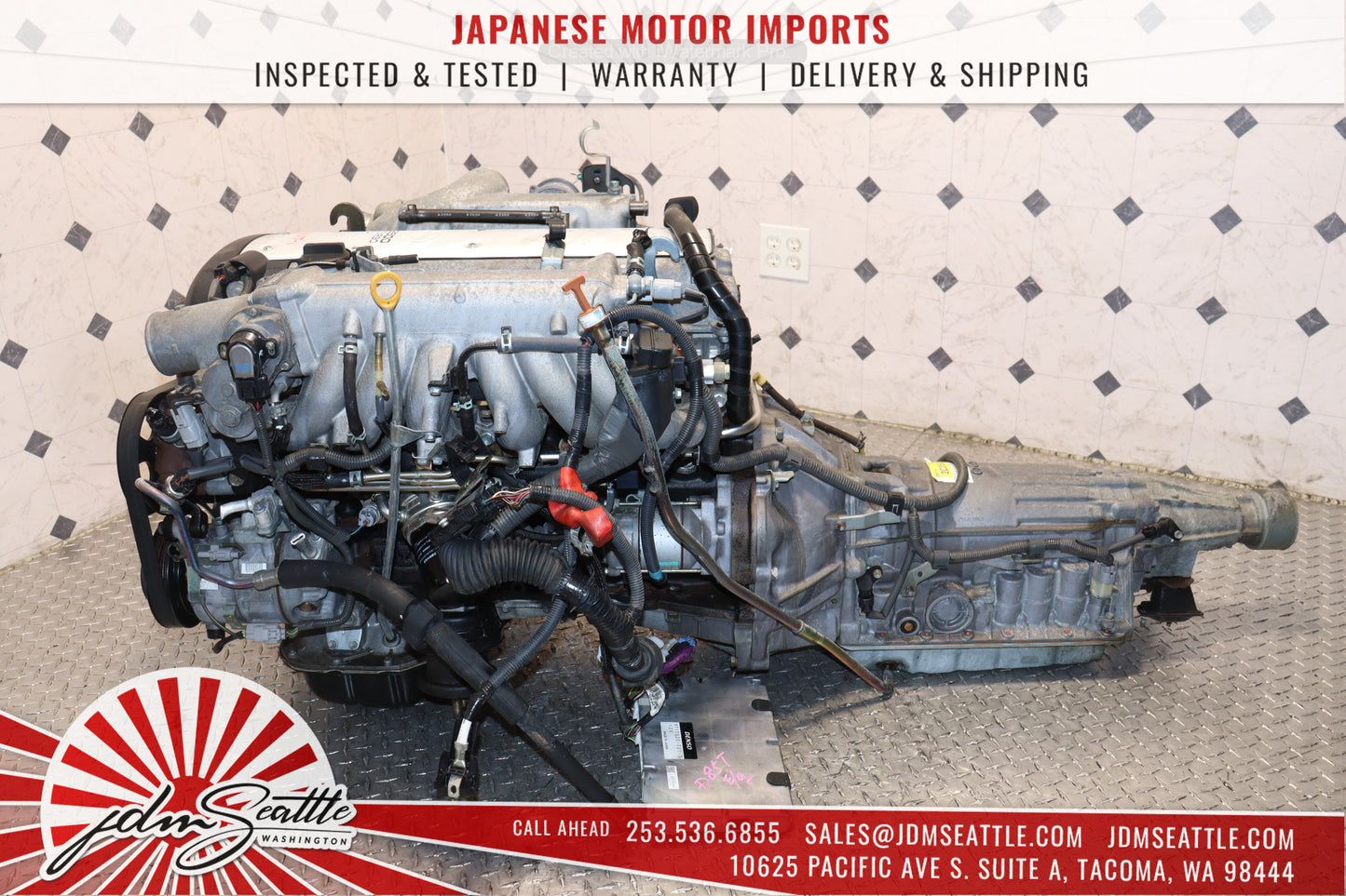 JDM 1JZ-GTE VVTI TURBO MOTOR & AUTOMATIC TRANSMISSION LEXUS IS300 GS300 TOYOTA CHASER 1JZ ENGINE SWAP