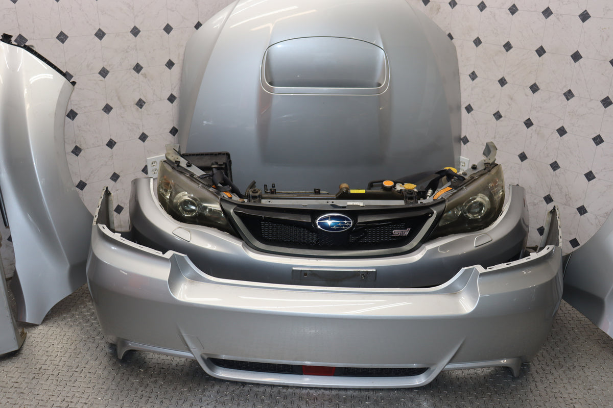 2008 2009 2010 2011 2012 2013 2014 Subaru Impreza WRX STI GVB V10 Front End Nose Cut Conversion JDM OEM