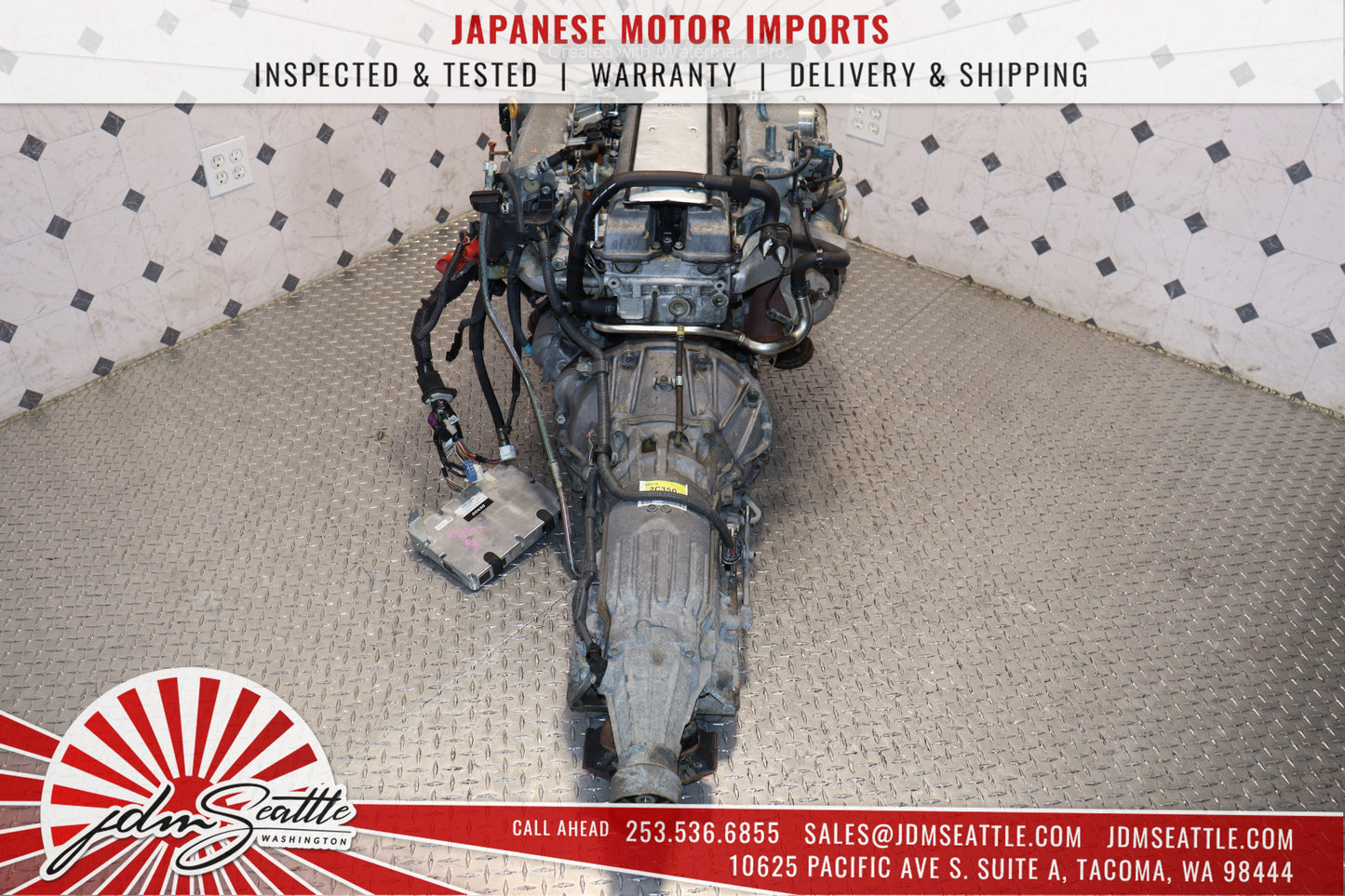 JDM 1JZ-GTE VVTI TURBO MOTOR & AUTOMATIC TRANSMISSION LEXUS IS300 GS300 TOYOTA CHASER 1JZ ENGINE SWAP