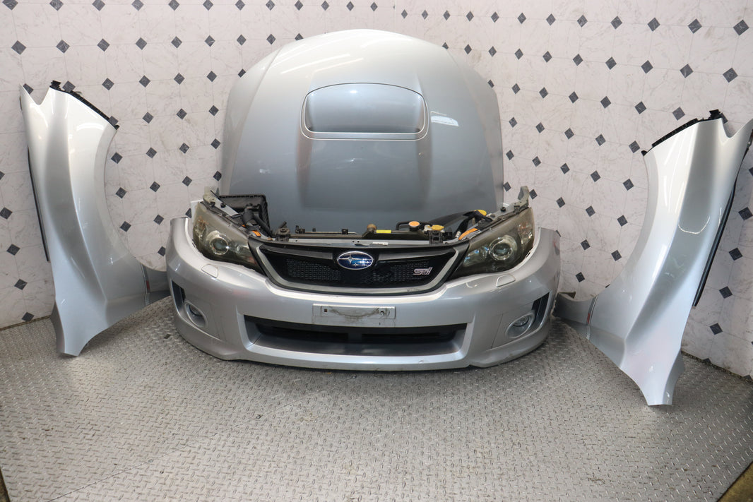 2008-2014 Subaru WRX STI JDM V10 Front End Conversion Nose Cut OEM GVB