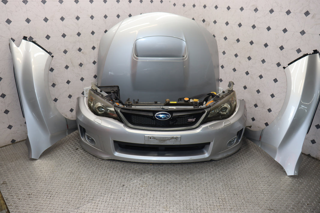 2008-2014 Subaru WRX STI JDM V10 Front End Conversion Nose Cut OEM GVB