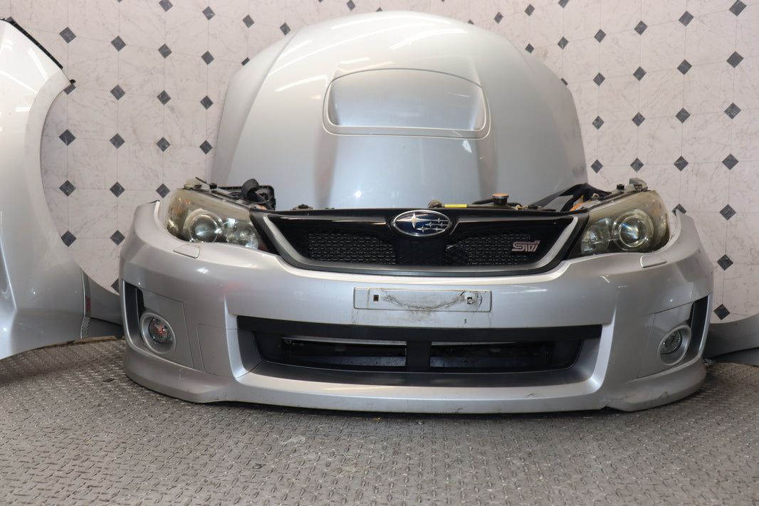 2008-2014 Subaru WRX STI JDM V10 Front End Conversion Nose Cut OEM GVB