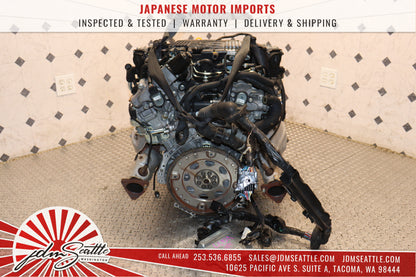 JDM VQ37HR ENGINE 09-13 NISSAN 370Z, 09-17 INFINITI G37, 11-13 M37 VVEL VQ37 3.7L HIGH REV MOTOR