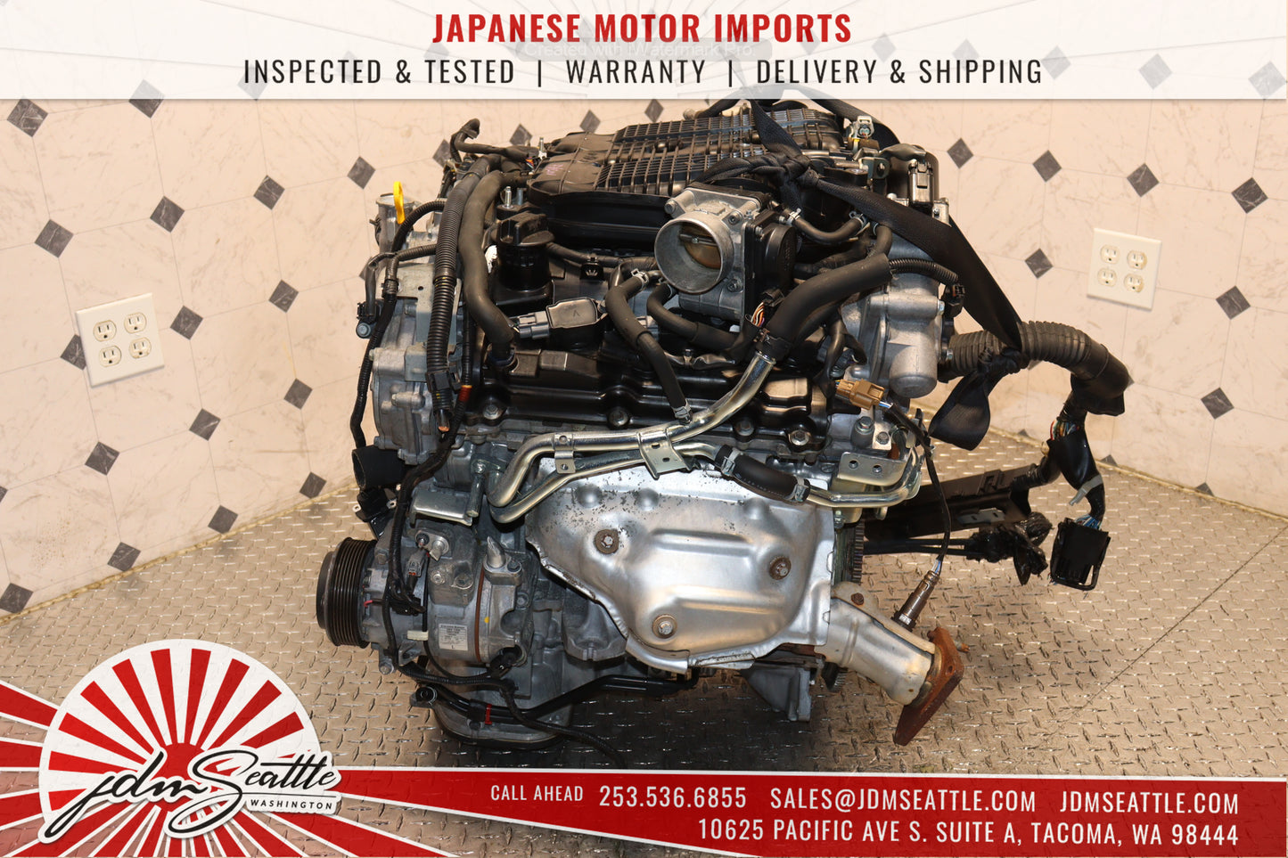 JDM VQ37HR ENGINE 09-13 NISSAN 370Z, 09-17 INFINITI G37, 11-13 M37 VVEL VQ37 3.7L HIGH REV MOTOR