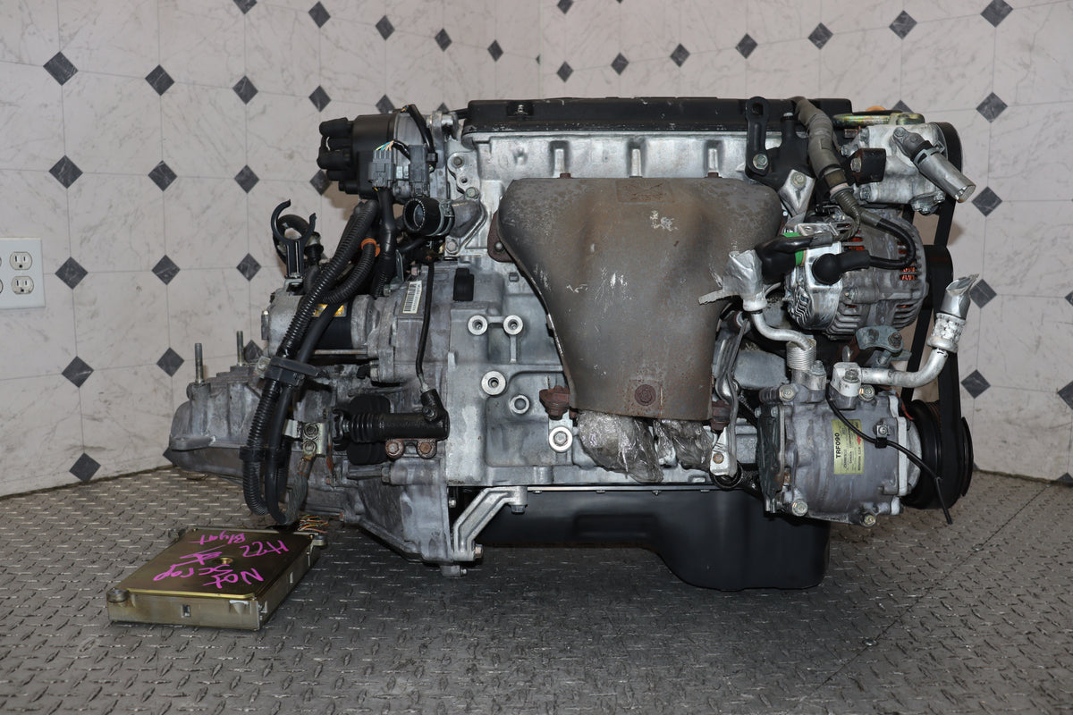1998 1999 2000 2001 Honda Prelude BB6 Type S H22A 2.2L DOHC VTEC Engine & 5 Speed LSD Manual Transmission Swap JDM
