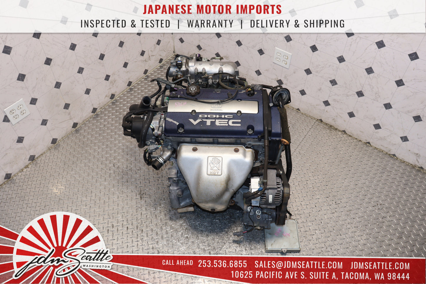 JDM H23A BLUE TOP DOHC VTEC ENGINE 98-02 HONDA ACCORD SIR 97-01 HONDA PRELUDE 2.3L