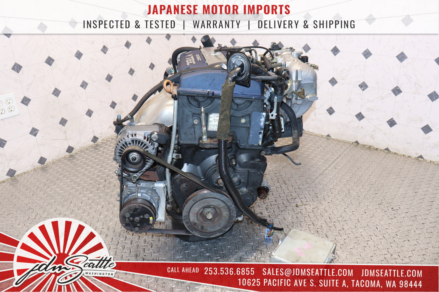 JDM H23A BLUE TOP DOHC VTEC ENGINE 98-02 HONDA ACCORD SIR 97-01 HONDA PRELUDE 2.3L