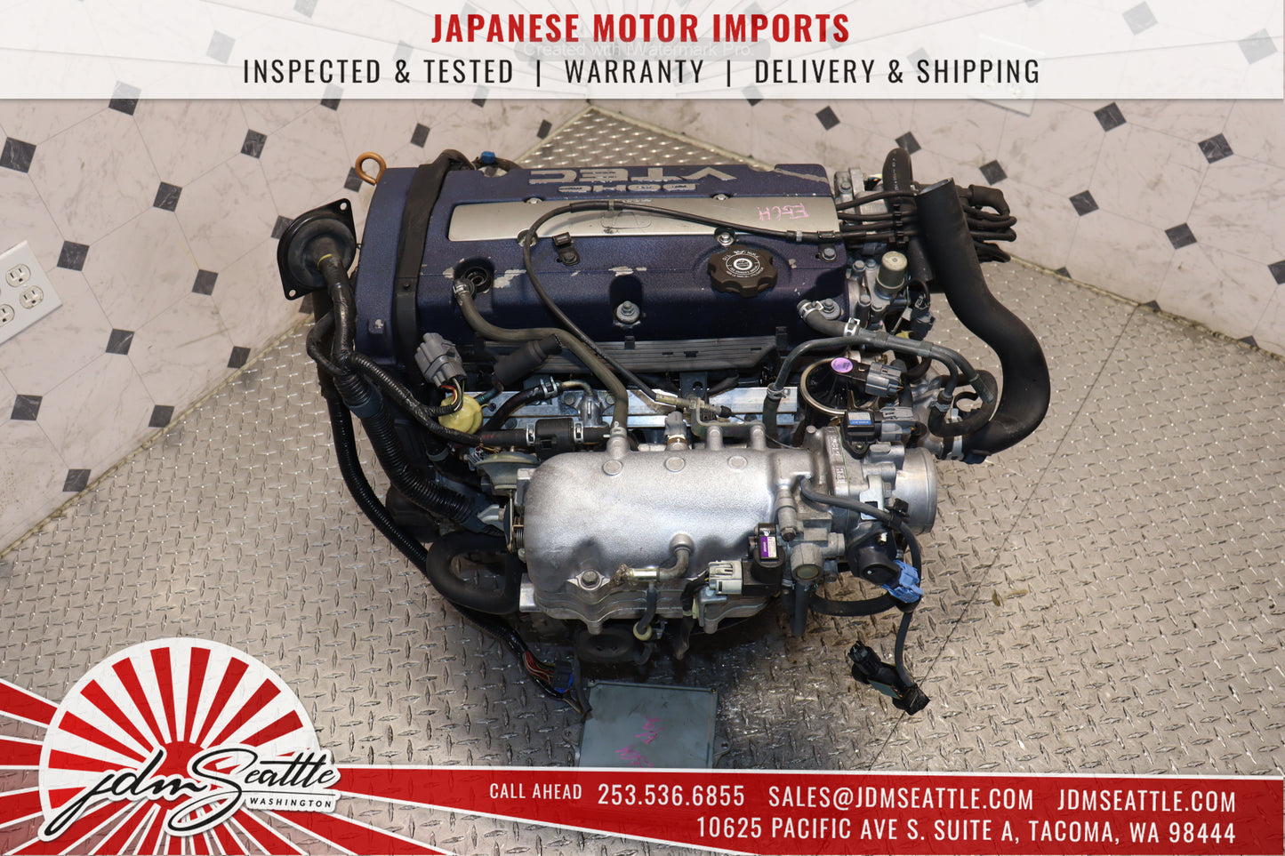 JDM H23A BLUE TOP DOHC VTEC ENGINE 98-02 HONDA ACCORD SIR 97-01 HONDA PRELUDE 2.3L