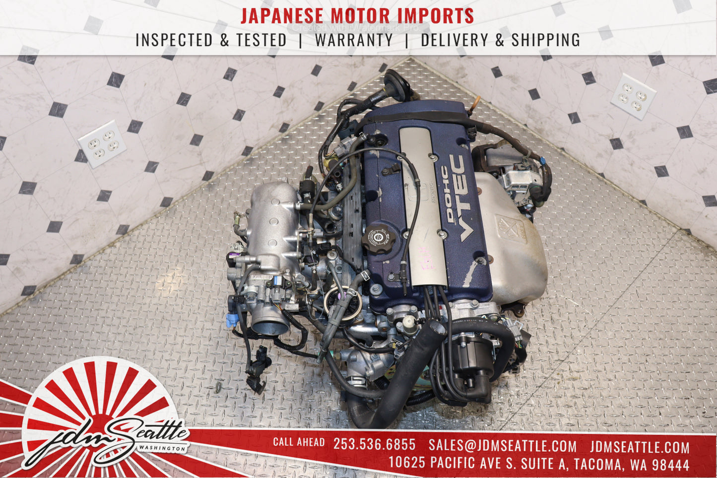 JDM H23A BLUE TOP DOHC VTEC ENGINE 98-02 HONDA ACCORD SIR 97-01 HONDA PRELUDE 2.3L