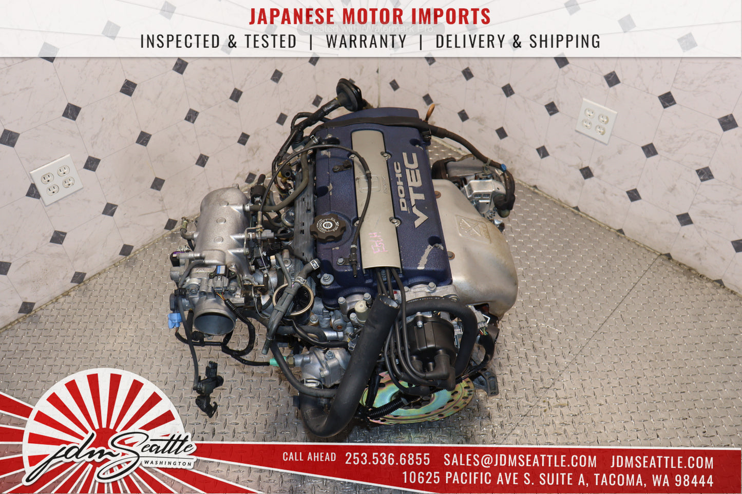 JDM H23A BLUE TOP DOHC VTEC ENGINE 98-02 HONDA ACCORD SIR 97-01 HONDA PRELUDE 2.3L