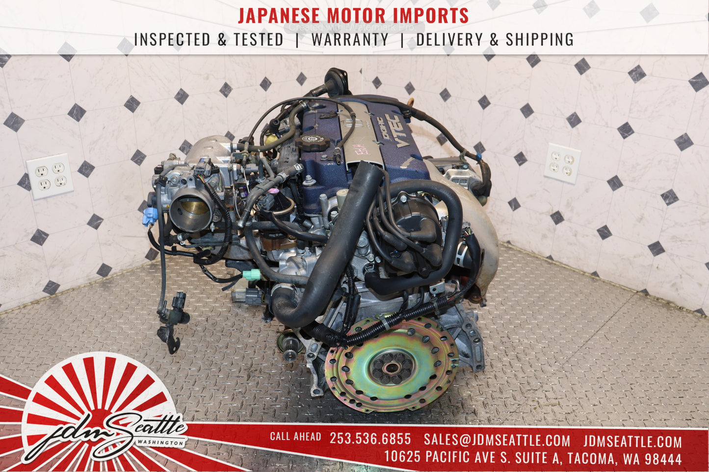 JDM H23A BLUE TOP DOHC VTEC ENGINE 98-02 HONDA ACCORD SIR 97-01 HONDA PRELUDE 2.3L