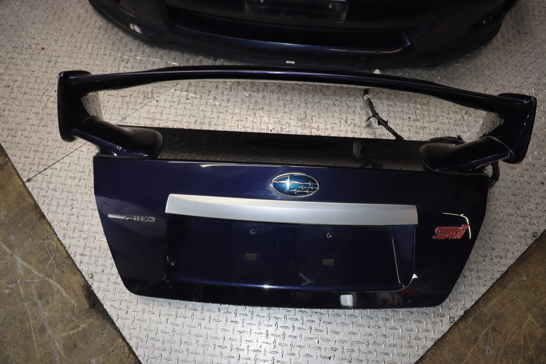 Subaru Impreza WRX STI Hatchback GRB Complete Nose Cut – Dark Blue JDM Front Clip | JDM Seattle