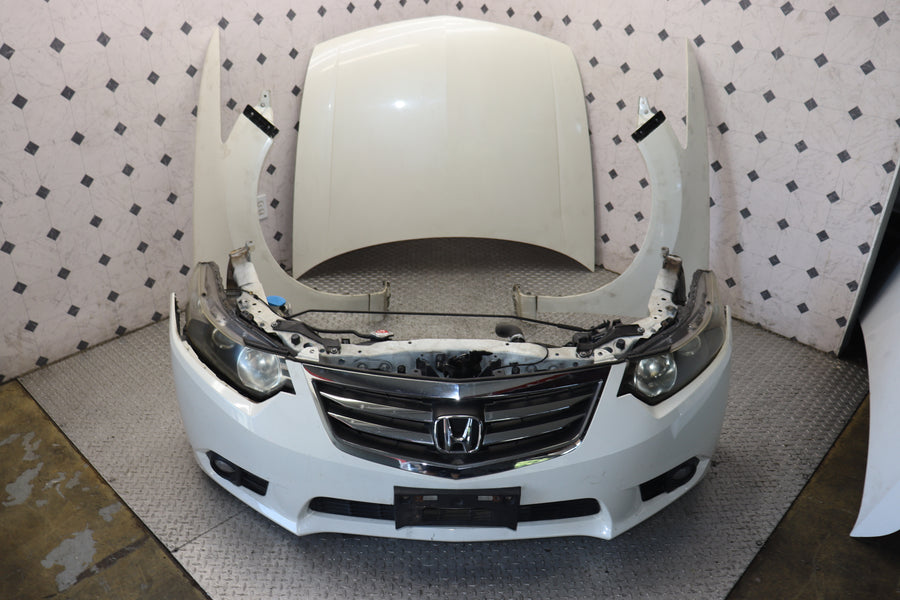 JDM 2009–2014 Acura TSX CU2 Complete Front End Nose Cut Hood Bumper Headlights Fenders