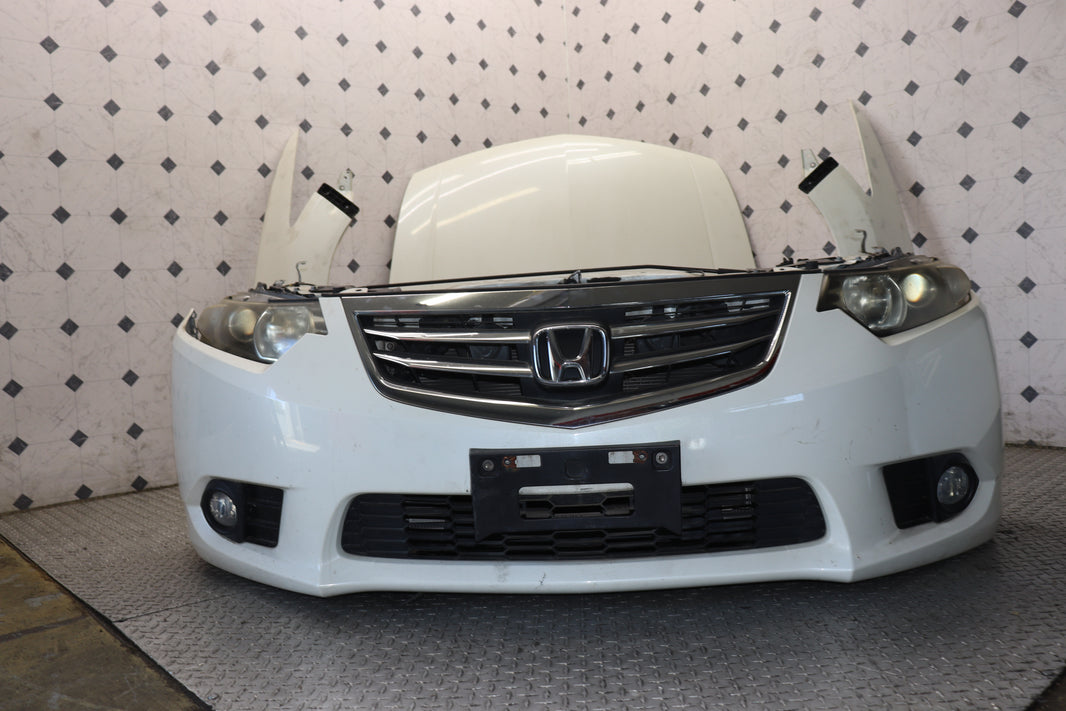 JDM 2009–2014 Acura TSX CU2 Complete Front End Nose Cut Hood Bumper Headlights Fenders