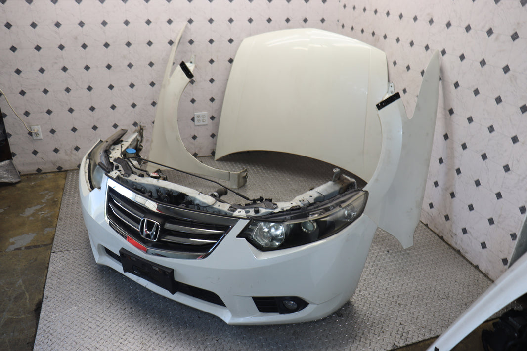 JDM 2009–2014 Acura TSX CU2 Complete Front End Nose Cut Hood Bumper Headlights Fenders