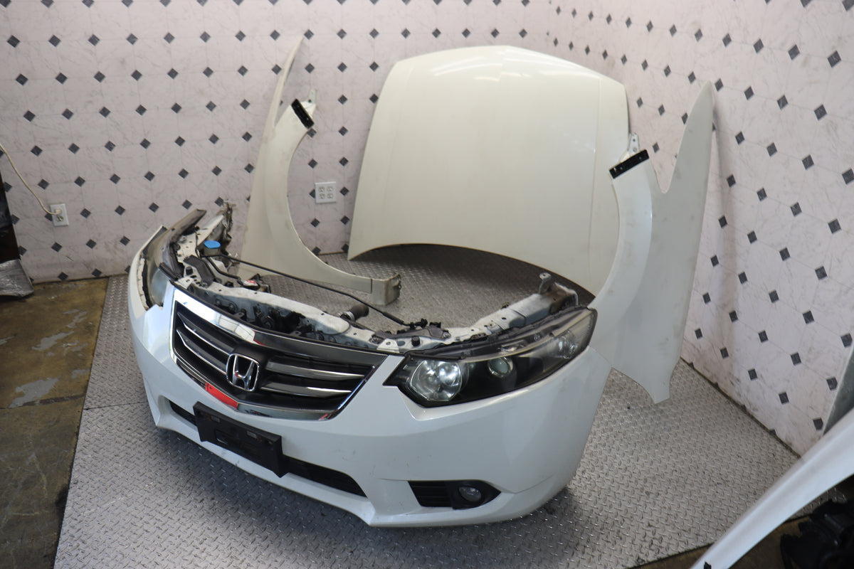 JDM 2009–2014 Acura TSX CU2 Complete Front End Nose Cut Hood Bumper Headlights Fenders