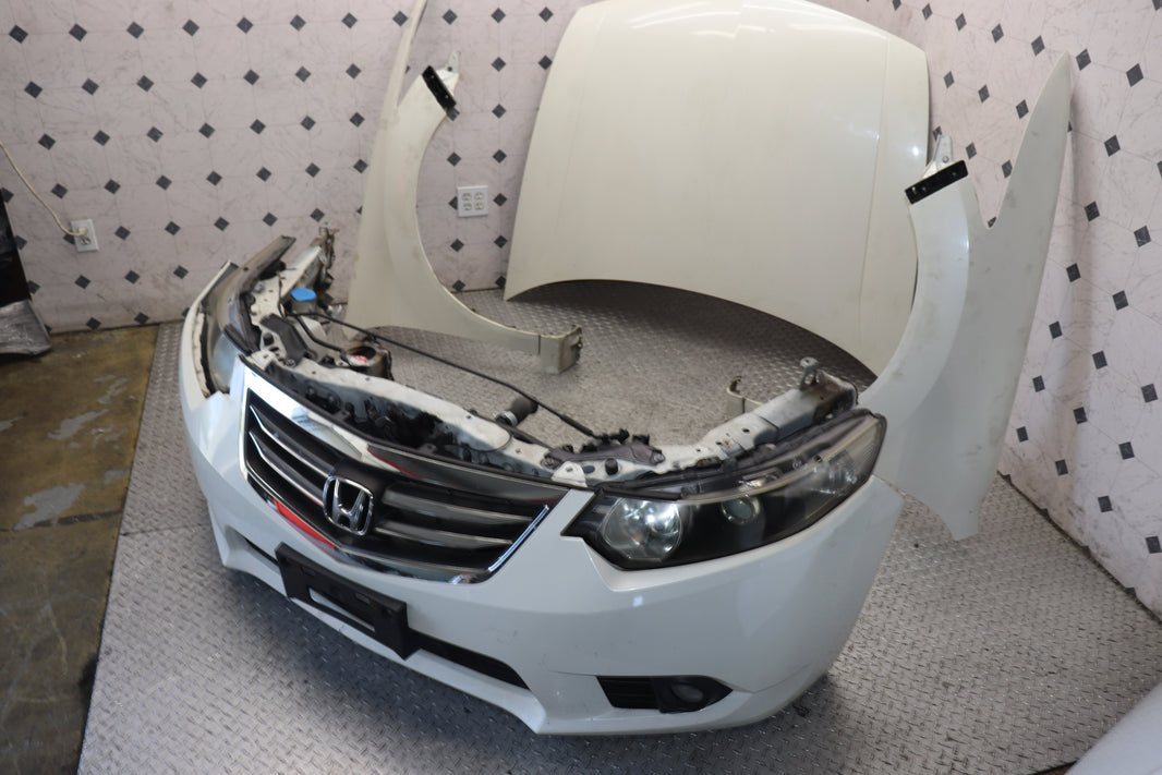 JDM 2009–2014 Acura TSX CU2 Complete Front End Nose Cut Hood Bumper Headlights Fenders