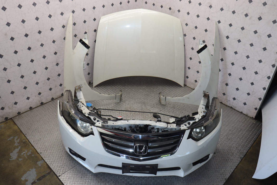 JDM 2009–2014 Acura TSX CU2 Complete Front End Nose Cut Hood Bumper Headlights Fenders