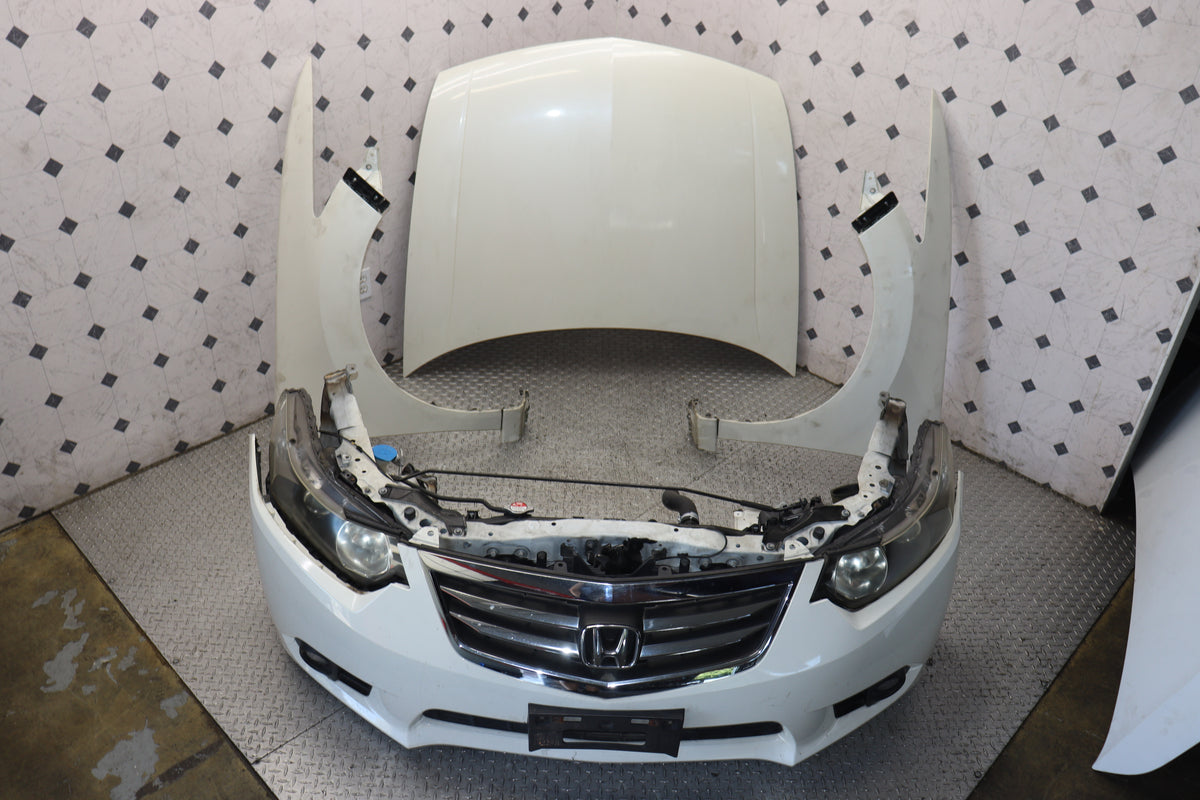 JDM 2009–2014 Acura TSX CU2 Complete Front End Nose Cut Hood Bumper Headlights Fenders