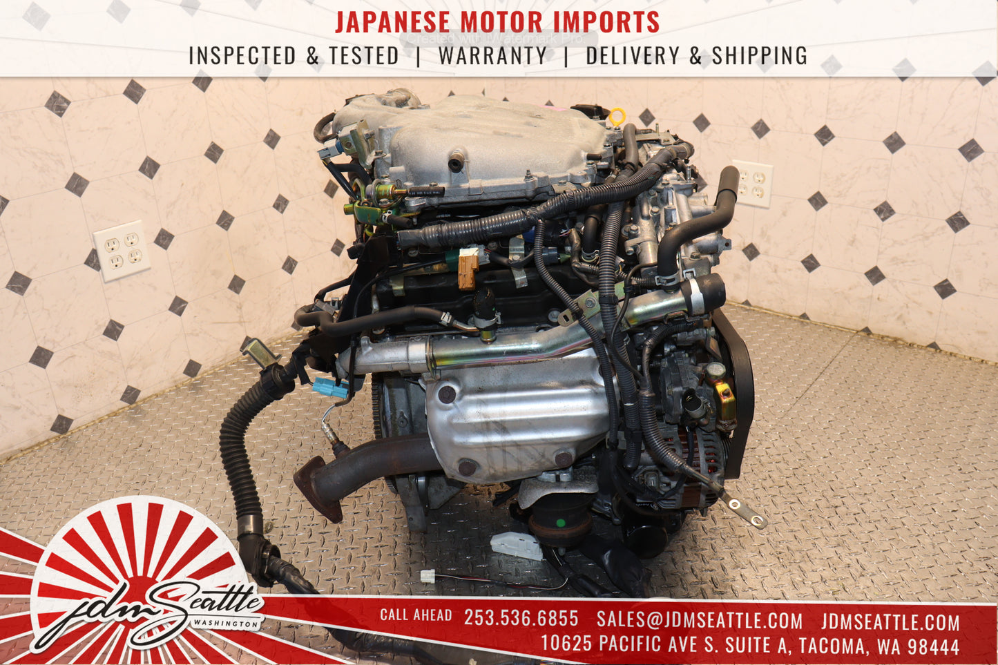 JDM VQ35DE ENGINE 03-05 NISSAN 350Z INFINITI G35 VQ35 3.5L NON-REVUP