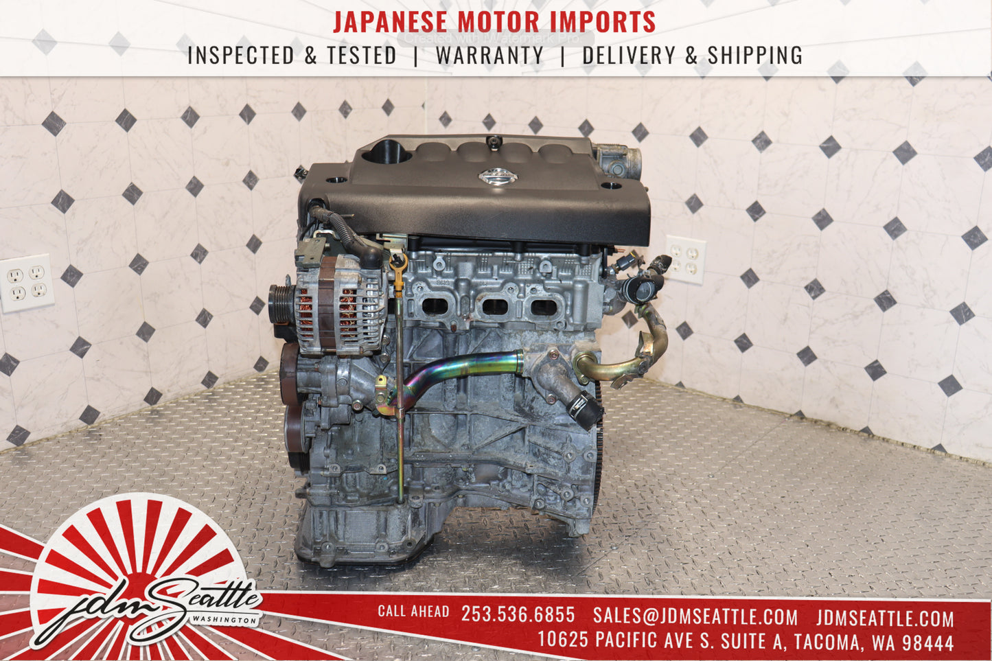 JDM QR25DE 2.5L DOHC ENGINE 2002-2006 NISSAN ALTIMA SENTRA SER QR25 MOTOR