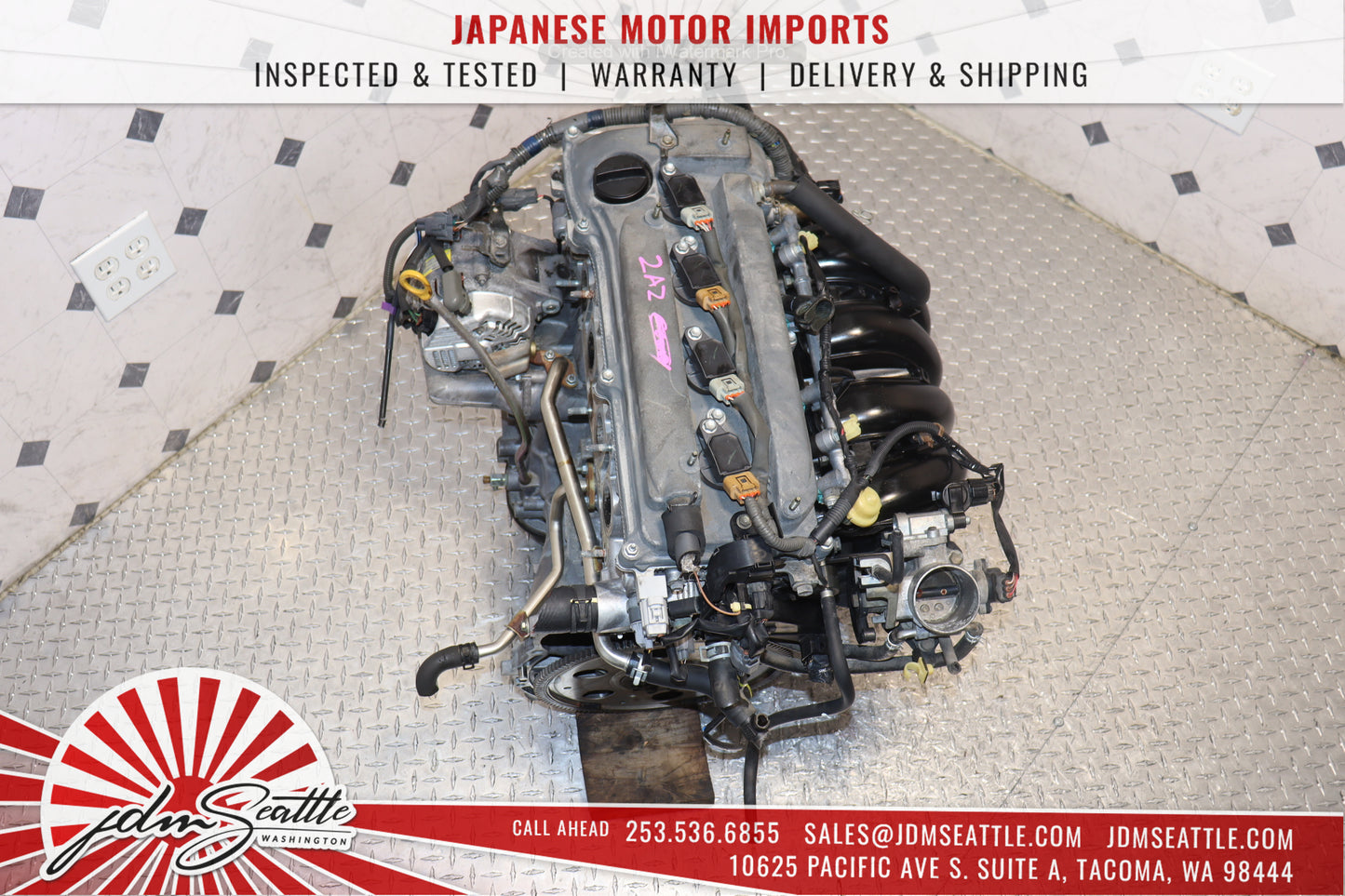 JDM 2AZ ENGINE 05-10 SCION TC 2.4L 2AZ-FE MOTOR