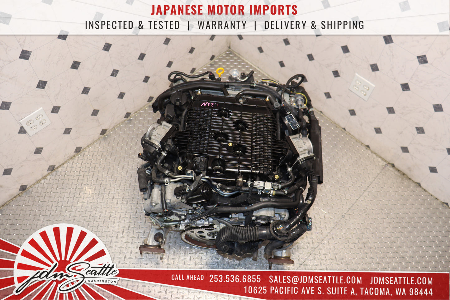 DM VQ37HR ENGINE 09-13 NISSAN 370Z, 09-17 INFINITI G37, 11-13 M37 VVEL VQ37 3.7L HIGH REV MOTOR