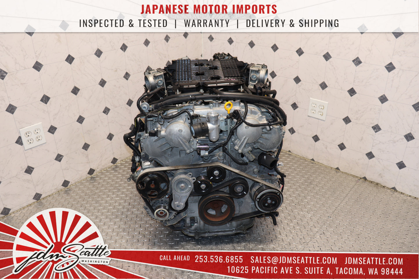 DM VQ37HR ENGINE 09-13 NISSAN 370Z, 09-17 INFINITI G37, 11-13 M37 VVEL VQ37 3.7L HIGH REV MOTOR