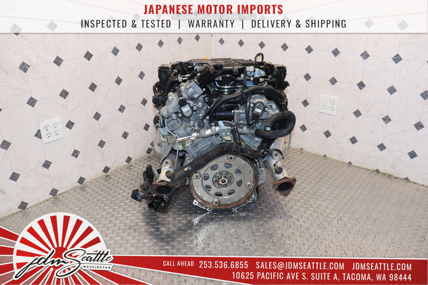 DM VQ37HR ENGINE 09-13 NISSAN 370Z, 09-17 INFINITI G37, 11-13 M37 VVEL VQ37 3.7L HIGH REV MOTOR