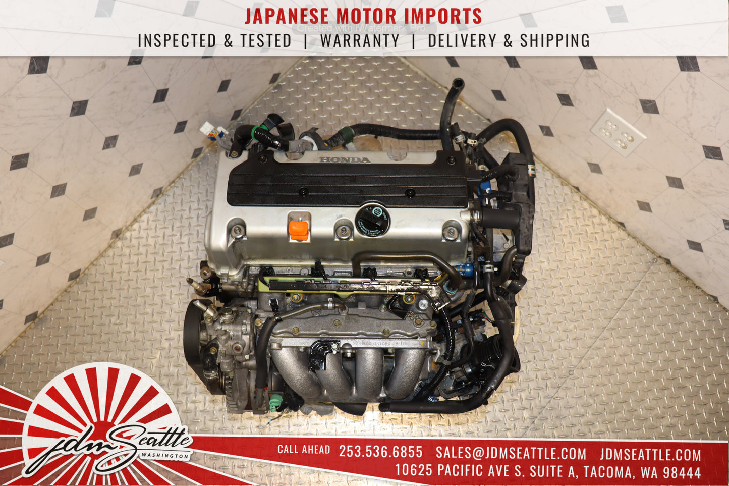 JDM K24A RBB HIGH COMP 2.4L MOTOR 3-LOBE HONDA 04-08 ACURA TSX ENGINE