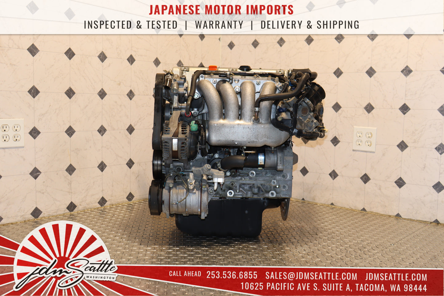 JDM K24A RBB HIGH COMP 2.4L MOTOR 3-LOBE HONDA 04-08 ACURA TSX ENGINE