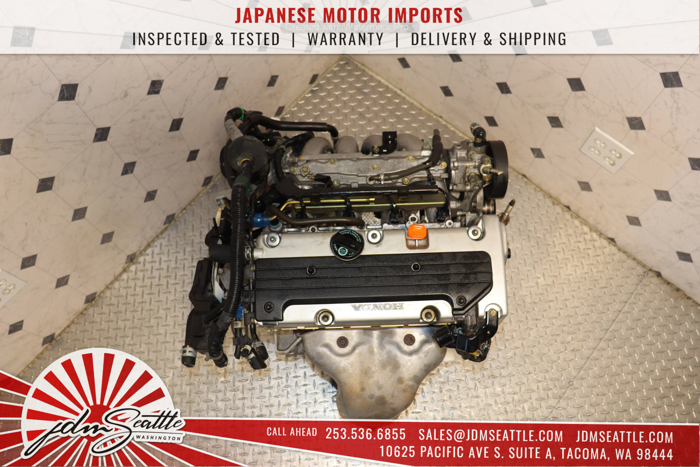 JDM K24A RBB HIGH COMP 2.4L MOTOR 3-LOBE HONDA 04-08 ACURA TSX ENGINE