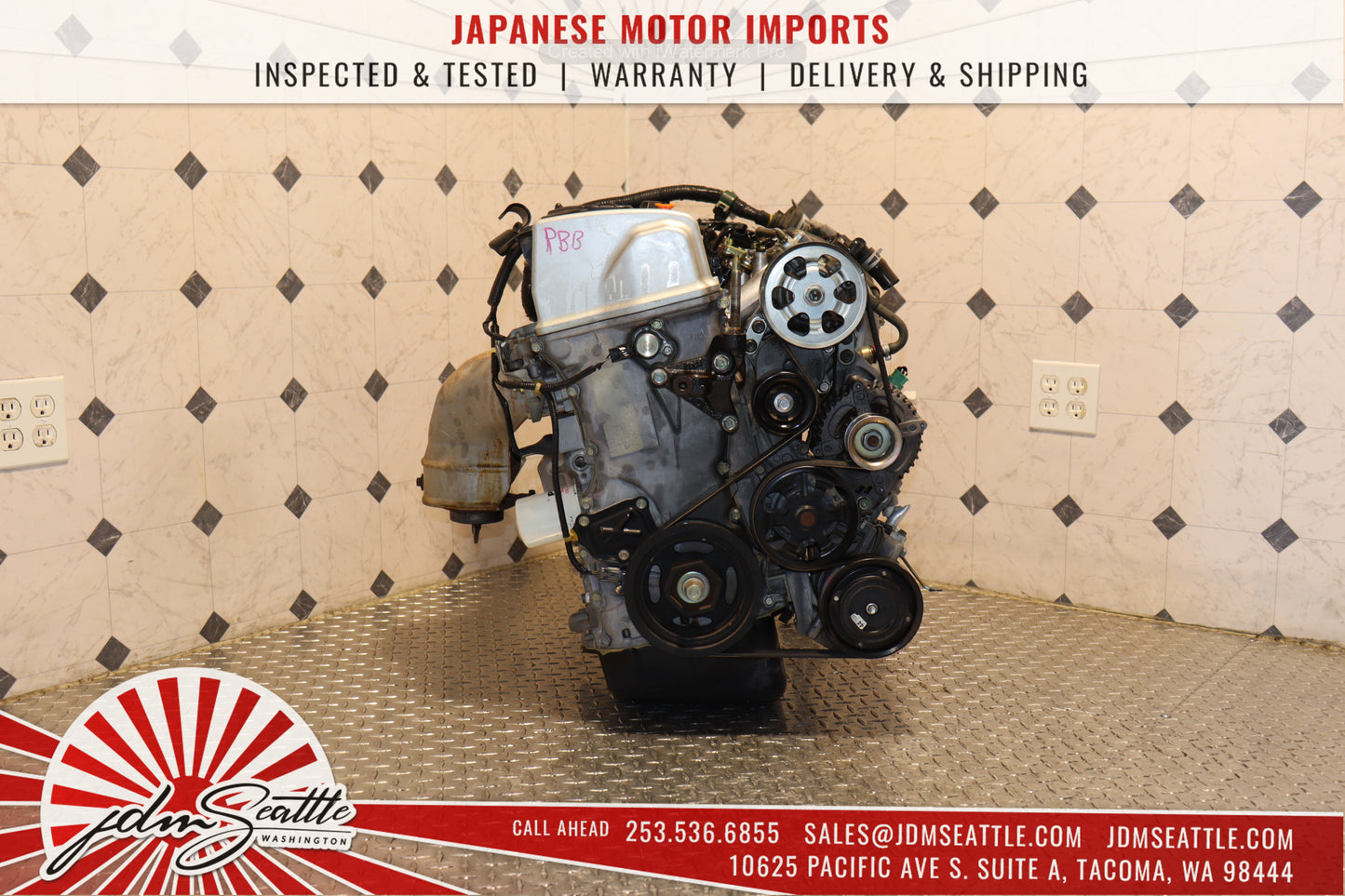 JDM K24A RBB HIGH COMP 2.4L MOTOR 3-LOBE HONDA 04-08 ACURA TSX ENGINE