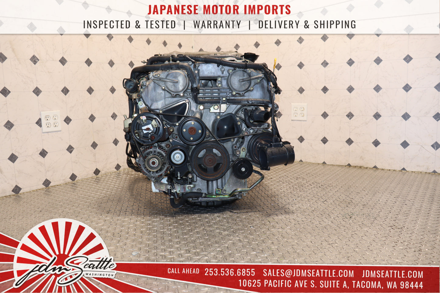 JDM VQ35DE ENGINE 03-05 NISSAN 350Z INFINITI G35 VQ35 3.5L NON-REVUP